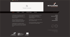 Desktop Screenshot of metalogonde.com